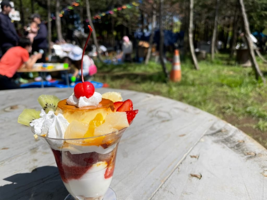 厚木農園いちごマルシェパフェ